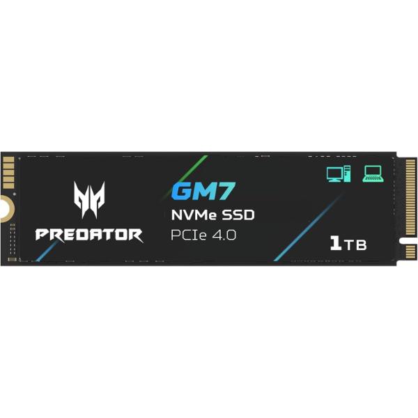 Acer Predator GM7 1TB NVMe M.2 Gen4 SSD – TechCure India
