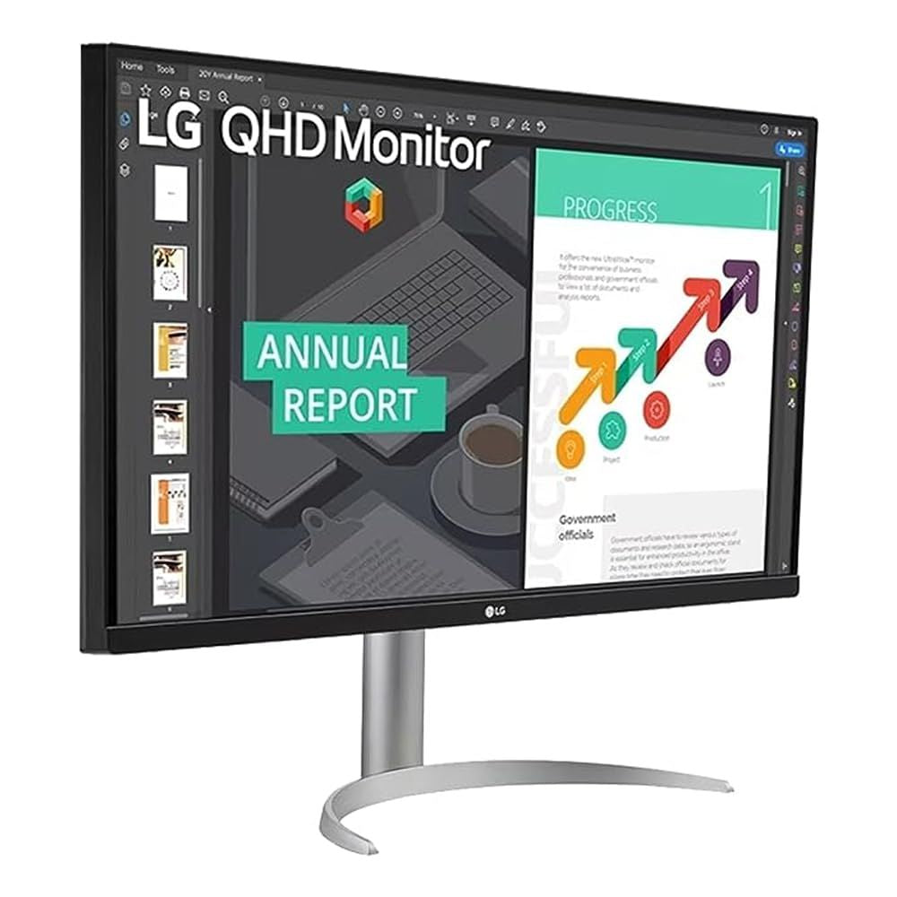 LG 27QN850 27 Inch QHD 60Hz IPS Panel 99% SRGB 5MS AMD Freesync IPS Gaming Monitor - 2