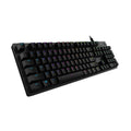 LOGITECH G512 RGB Wired Mechanical Gaming Keyboard (GX Blue Switch) (Carbon) – TechCure India