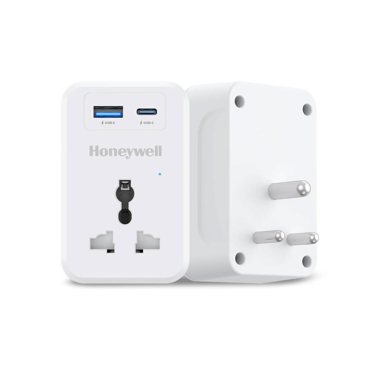 HONEYWELL CUBE (1 SOCKET+1 USB+1 TYPE C) SURGE PROTECTOR – TechCure India