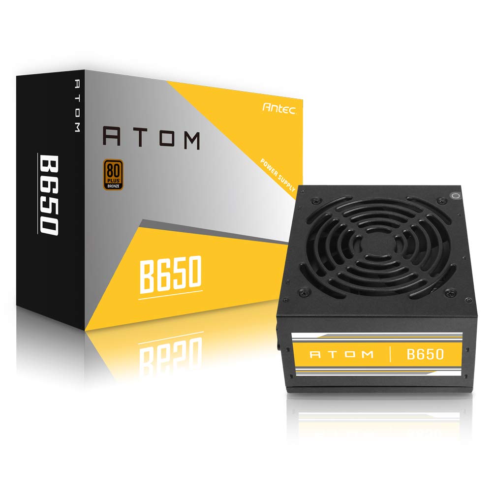 ANTEC ATOM 650W B650 BRONZE 80 PLUS BRONZE NON MODULAR SMPS – TechCure India