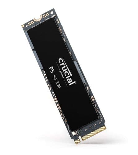 CRUCIAL P5 1TB 3D NAND M.2 NVME Gen3 Internal Solid State Drive ( SSD ) - 4