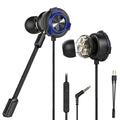 CLAW G13 Triple Driver Wired in Ear Earphones Gaming Earphones (Blue)