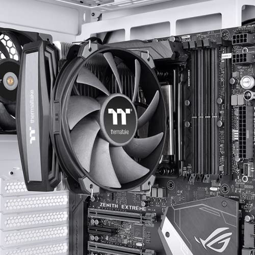 THERMALTAKE ToughAir TRX40 Single Tower Non RGB CPU Air Cooler ( Black ) – TechCure India