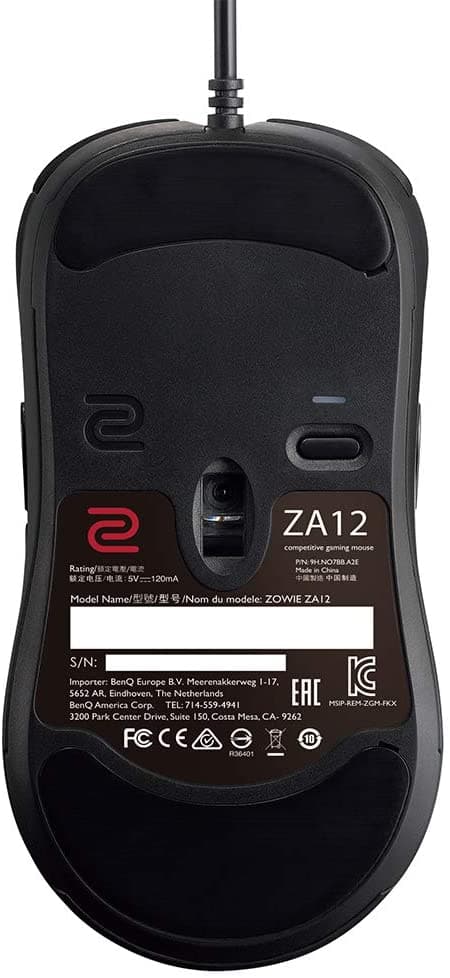 BENQ Zowie ZA12 Wired Ambidextrous Gaming Mouse ( ZA12 ) ( 3200DPI ) ( Black ) - 3