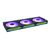 LIAN LI Uni fan SL Infinity Wireless 120mm ARGB Cabinet Fan ( Black ) ( Triple Pack )