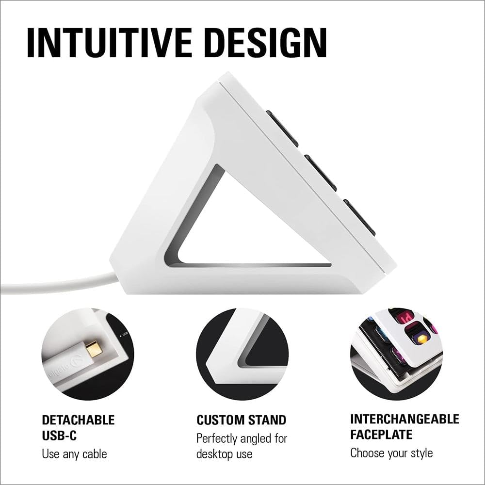 ELGATO STREAM DECK MK2 - 15 CUSTOMIZABLE LCD KEYS WHITE 10GBA9911 – TechCure India