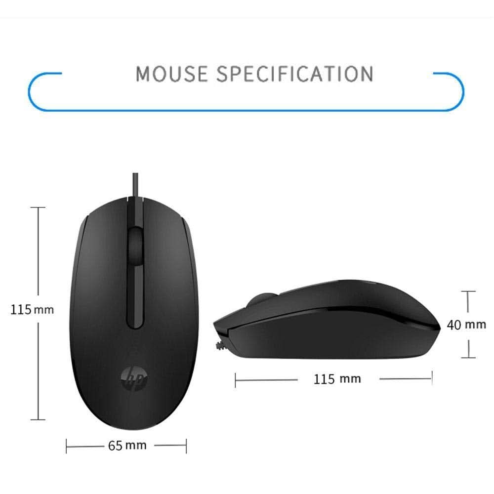 HP M10 WIRED USB MOUSE – TechCure India