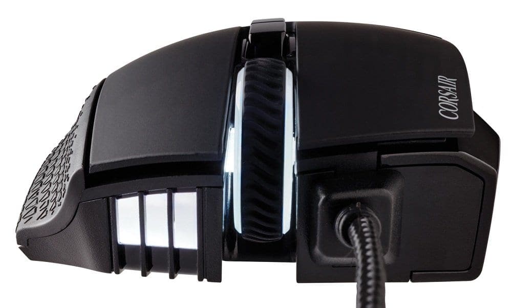 CORSAIR Scimitar Pro Wired Ergonomic RGB Gaming Mouse ( CH-9304011-NA ) ( 16000DPI / 17 Macro Buttons ) ( Yellow ) - 4