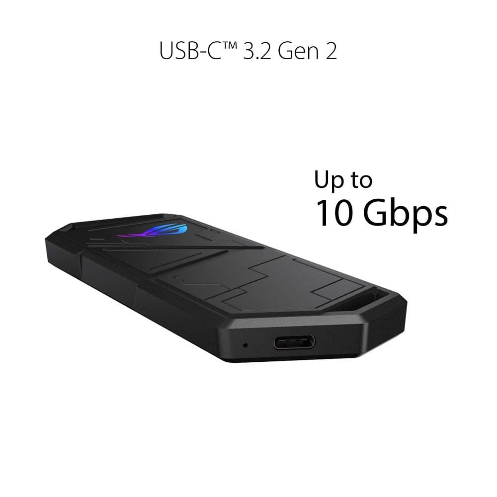ASUS ROG Strix Arion M.2 NVME Gen2 Enclosure-USB 3.2 Solid State Drive (SSD) - 6
