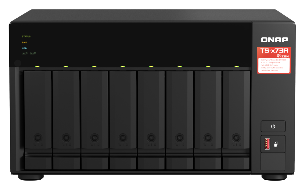 QNAP TS-873A-8G – TechCure India