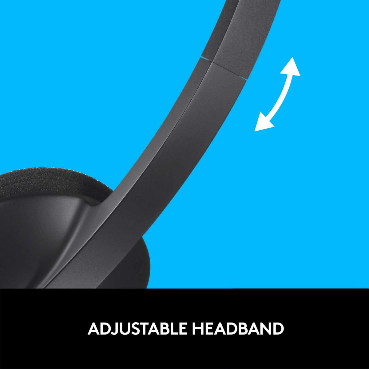 LOGITECH H340 WIRED HEADPHONES WITH MIC – TechCure India