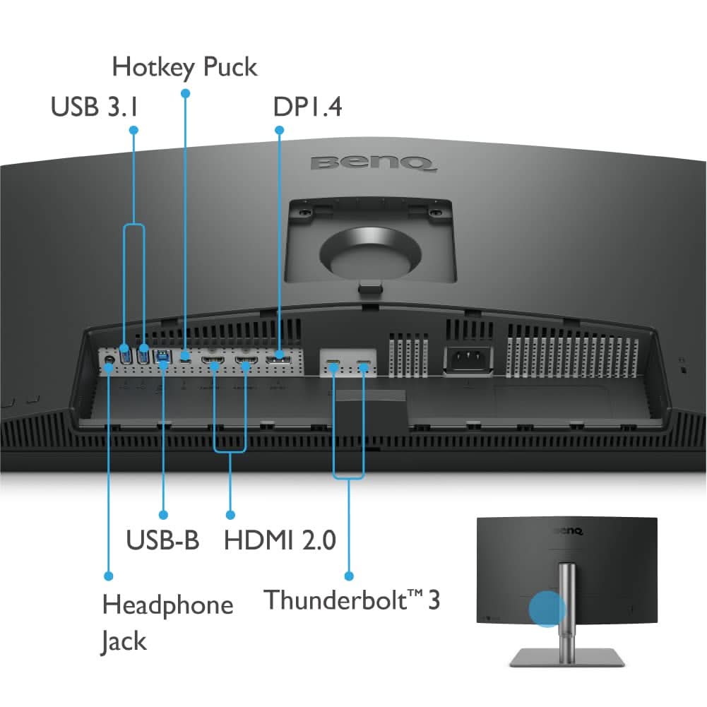 BENQ DESIGNERVUE 27 INCH PD2725U UHD IPS THUNDERBOLT 3 DESIGNER MONITOR – TechCure India