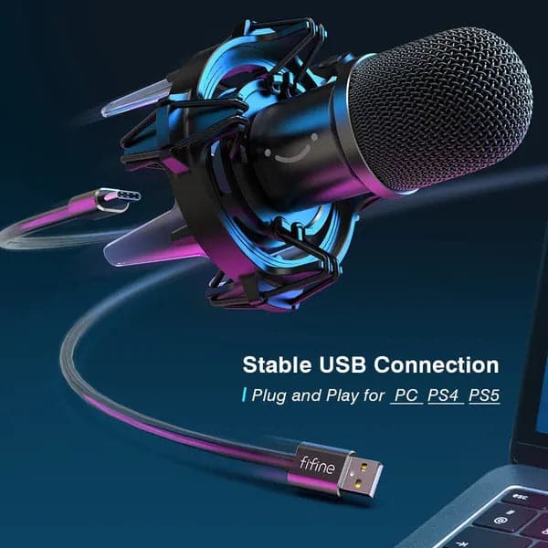 FIFINE K651 USB Computer Microphone Kit - 4