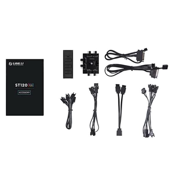 LIAN LI ST120 CABINET FAN TRIPLE PACK KIT BLACK G99.ST1203B.IN – TechCure India