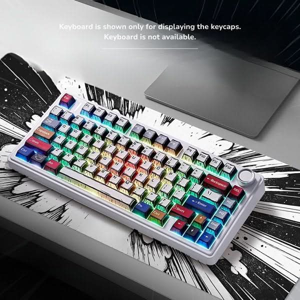 Aula Leobog PBT Comic Sublimation Keycaps 130 Qty Comic keycaps (CK) – TechCure India