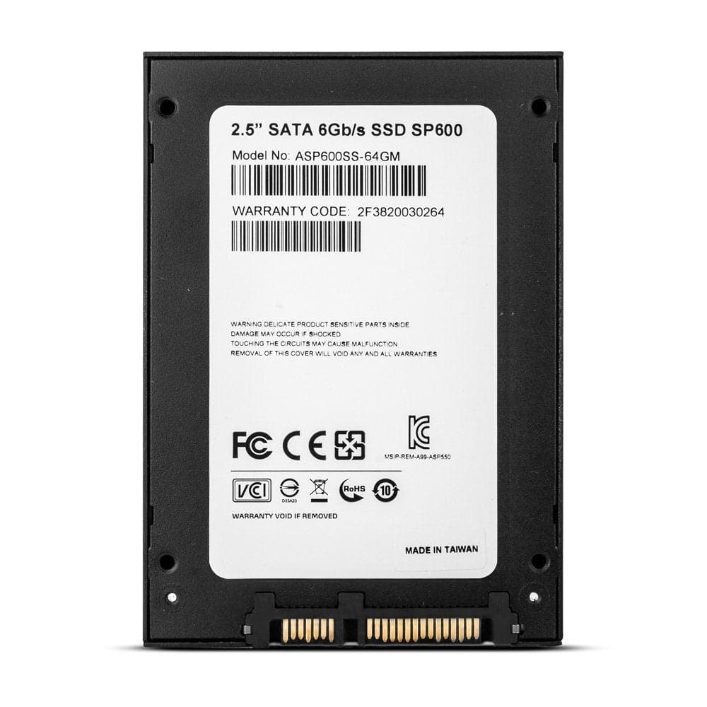 ADATA Premier SP600 64GB 2.5 SATA SATA3 Solid State Drive (SSD) - 2