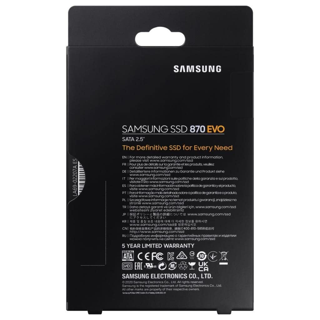 SAMSUNG 870 EVO 1TB SSD MZ-77E1T0BW – TechCure India