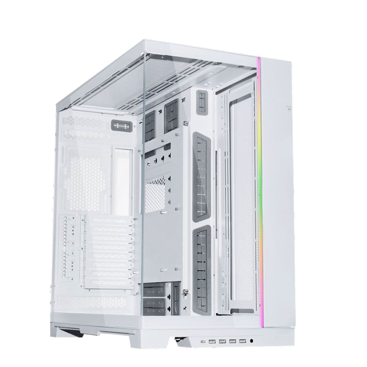 LIAN LI O11 DYNAMIC EVO XL FULL-TOWER GAMING CABINET - WHITE (G99.O11DEXL-W.IN) – TechCure India