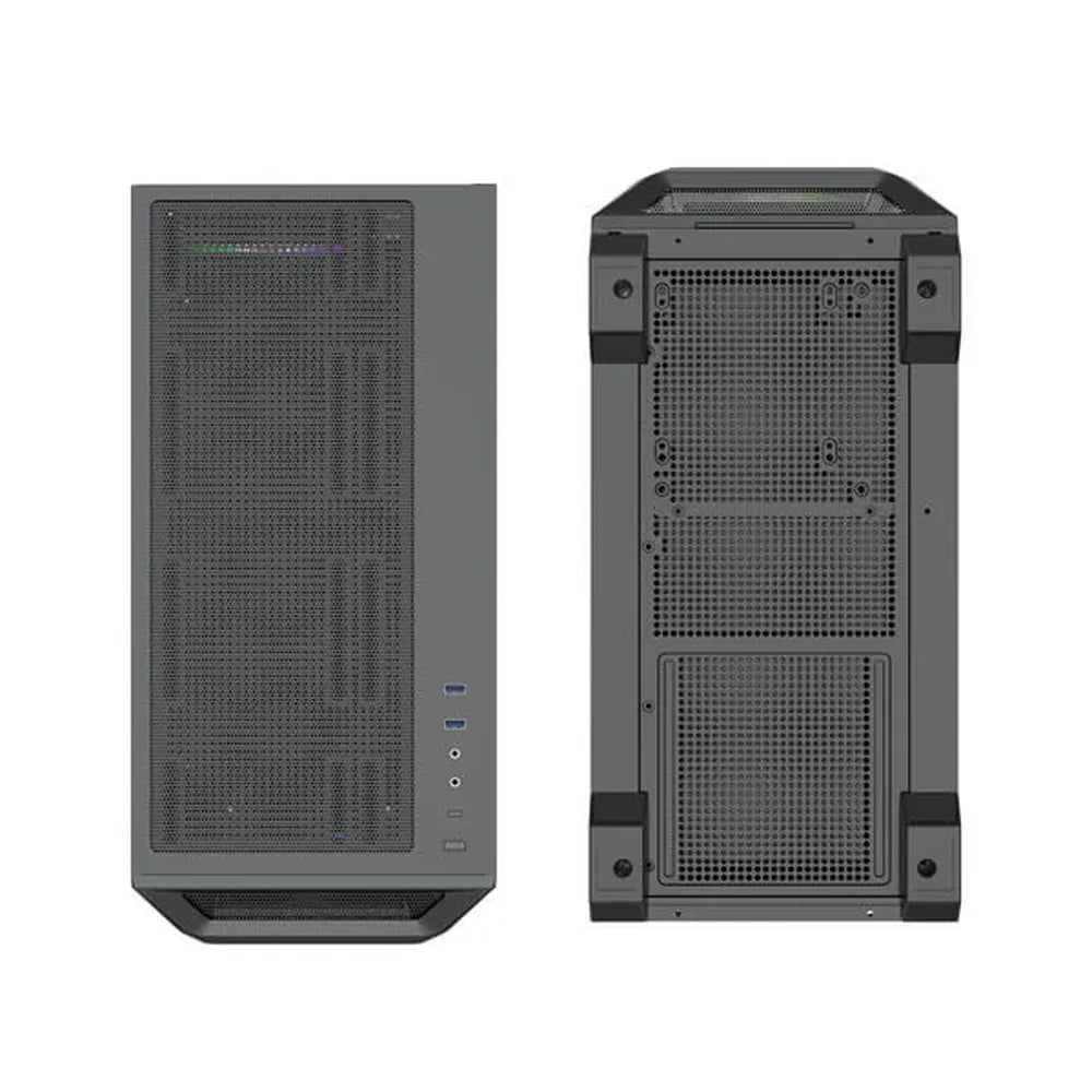 ANT ESPORTS 611 Air ARGB ATX Mid Tower Cabinet (Black) - 4