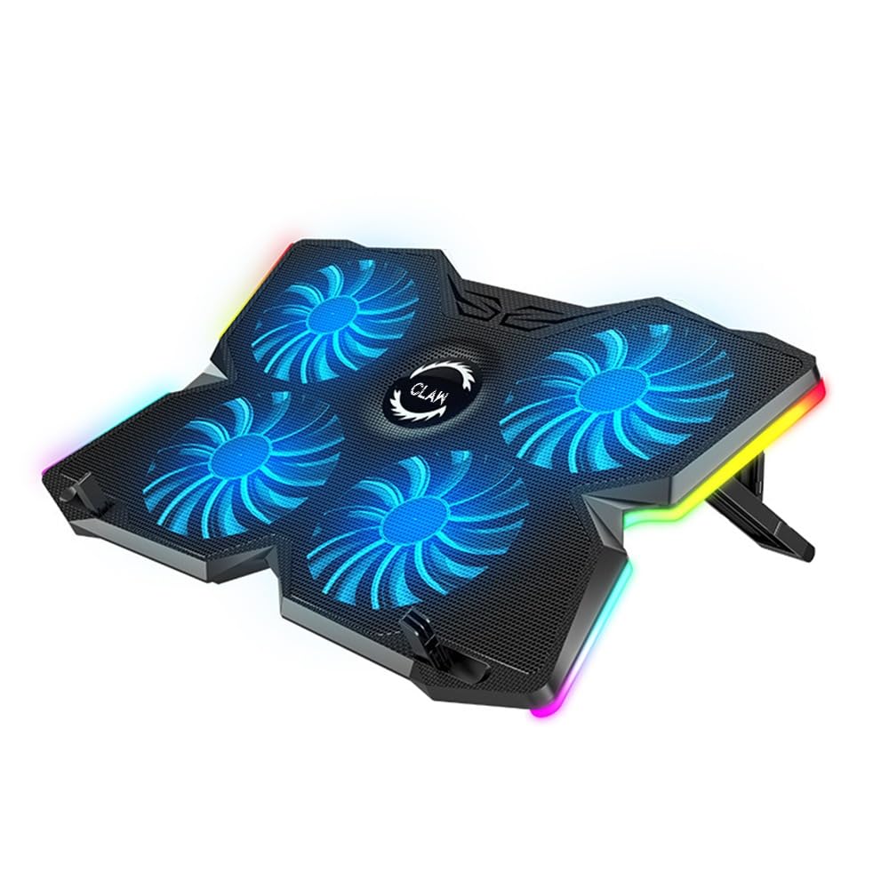 CLAW Arctic K25 Pro RGB Laptop Cooling Pad ( Black ) – TechCure India