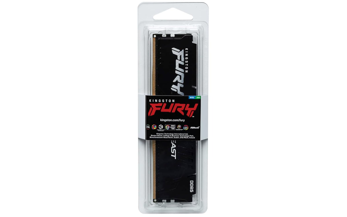 KINGSTON FURY BEAST 32GB (32GBX1) DDR5 5200MHZ DESKTOP RAM MEMORY KF552C40BB2-32 – TechCure India