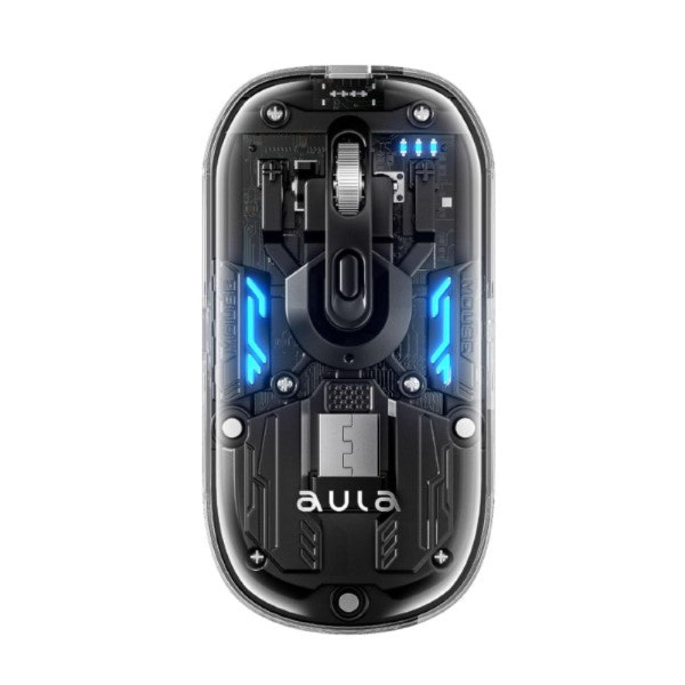 AULA AM210 Wireless Bluetooth Ergonamic Gaming Mouse (AM210B) ( 1600 DPI / 4 Macro Button ) (Black) – TechCure India