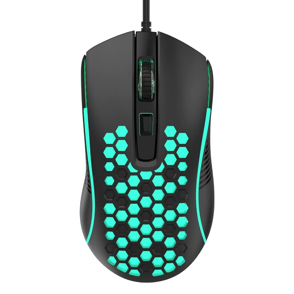 AULA S11 Wired Ergonomic Gaming Mouse ( Black ) ( S11 ) ( 3600DPI / 4 Macro Buttons ) – TechCure India
