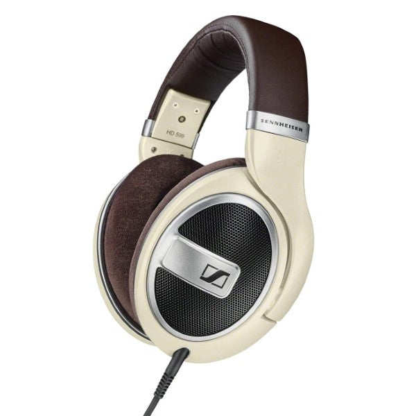 Sennheiser HD 599 Open‑Back Audiophile Headphones, German-Irish Craftsmanship, Wide Soundstage, Detachable Cables, Ergonomic acoustic refinement design, Comfort-Fit for Gaming, 2‑Year Warranty – TechCure India