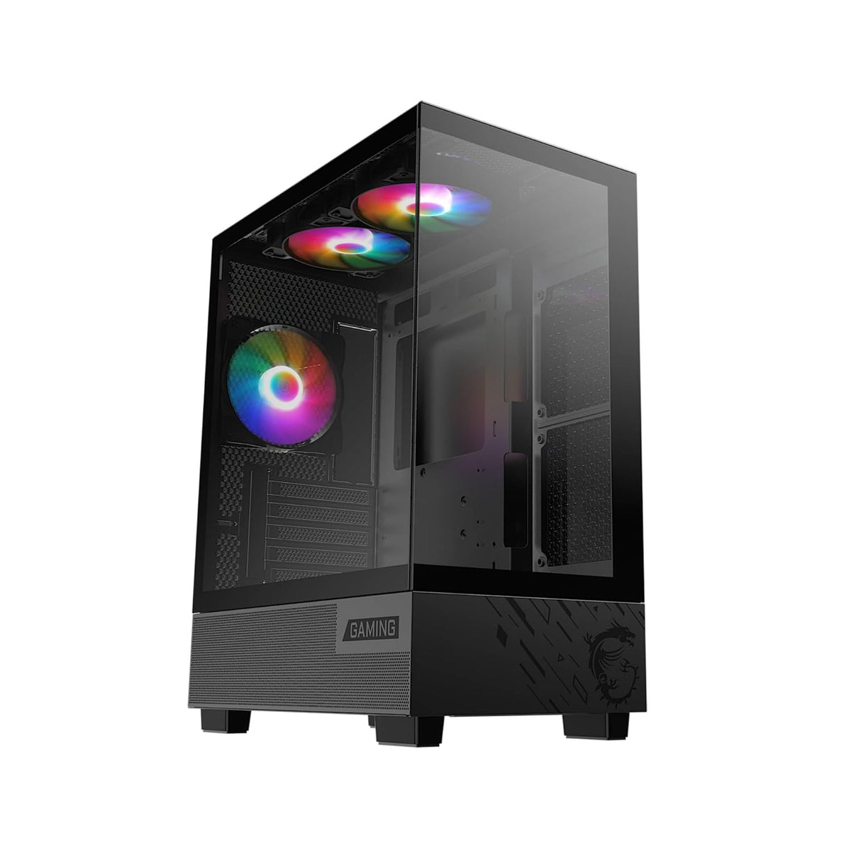 MSI PAG PANO M110A MID TOWER GAMING PC CASE - BLACK – TechCure India