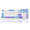 AULA F99 96% Wireless Mechanical Gaming Keyboard ( Graywood Switch ) ( White / Blue ) ( F99UWW )