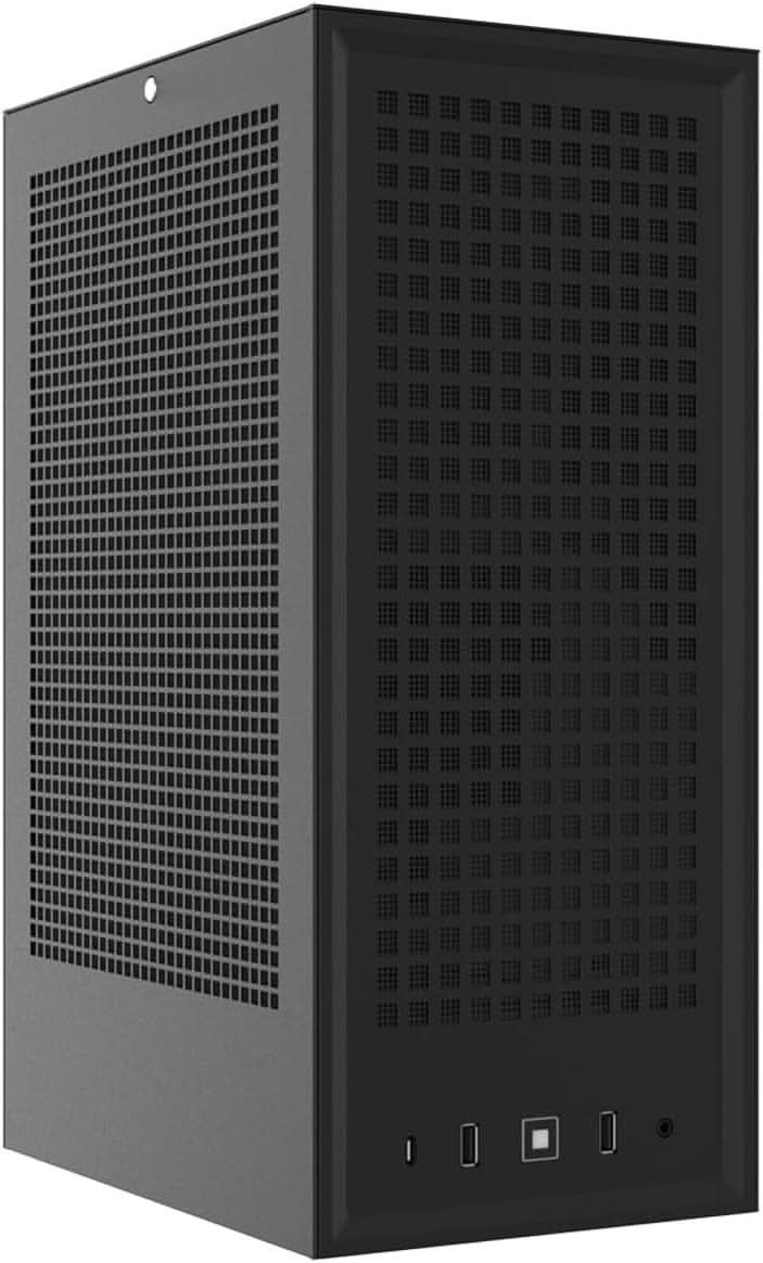 HYTE REVOLT 3 SMALL FORM FACTOR PREMIUM ITX COMPUTER GAMING CASE ONLY, METAL, BLACK CS-HYTE-REVOLT3-B – TechCure India