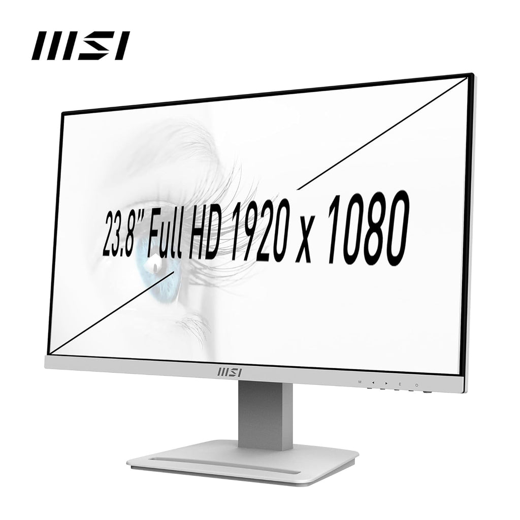 MSI Pro MP243XW 24 Inch FHD 100Hz IPS Panel 119%SRGB 1MS AMD Freesync Business Monitor - 2