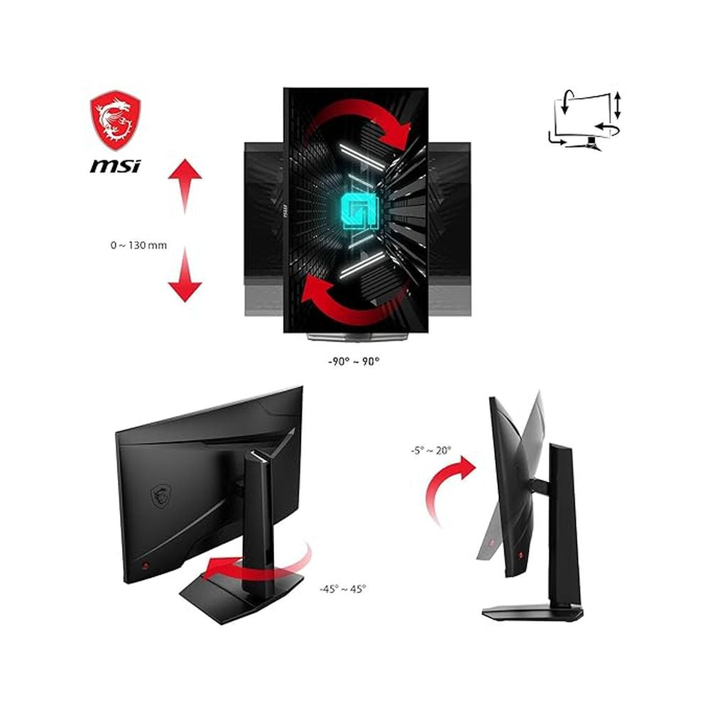 MSI G274QPF E2 27 Inch QHD 180Hz IPS Panel 119%SRGB 1ms Adaptive sync IPS Gaming Monitor - 3