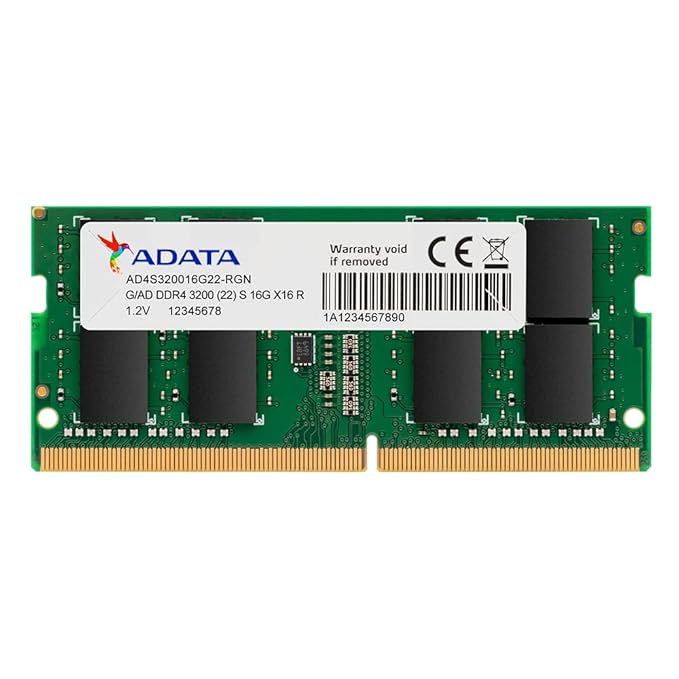 ADATA 16GB 3200MHZ PREMIER DDR4 LAPTOP RAM (AD4S320016G22-SGN) – TechCure India