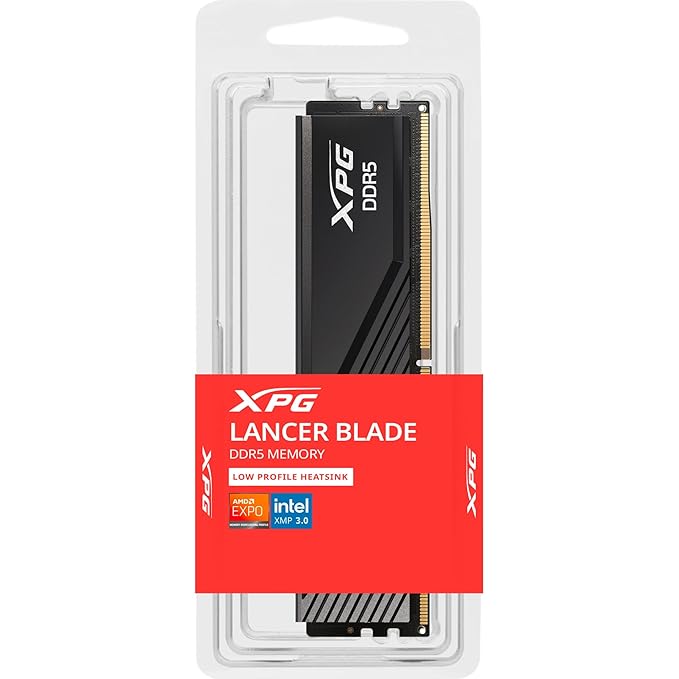 ADATA XPG DDR5 16GB 5600 MHZ CL46 LANCER BLADE BLACK AX5U5600C4616G-SLABBK – TechCure India