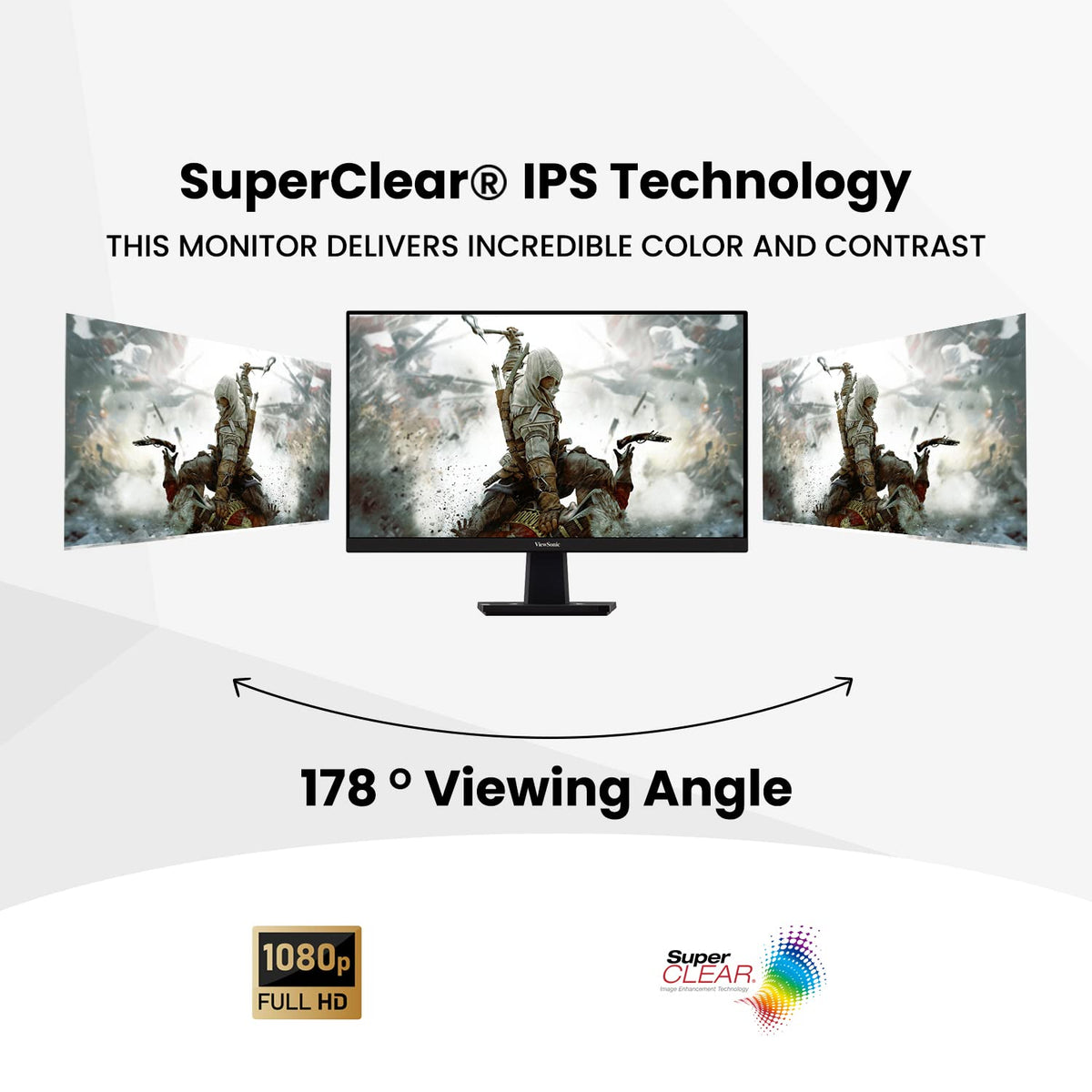 VIEWSONIC VX2405-P-MHD 24 Inch FHD 144Hz IPS Panel 120% SRGB 1MS AMD Freesync IPS Gaming Monitor – TechCure India