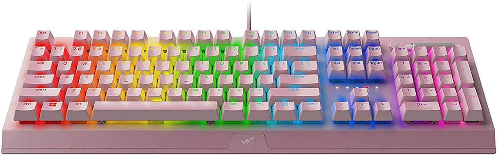 Razer Blackwidow V3 - Mechanical Gaming USB Keyboard (Green Switch) - Quartz Edition RZ03-03541800-R3M1 – TechCure India