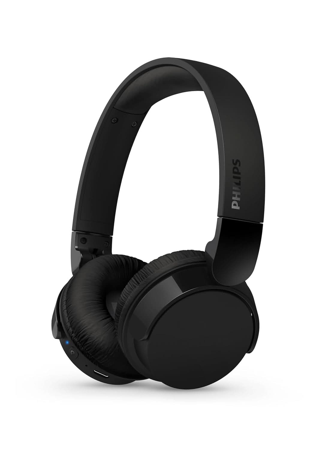 PHILIPS AUDIO TAH4209BK/00 BLUETOOTH HEADPHONES,LIGHTWEIGHT AND FOLDABLE DESIGN, 32MM NEODYNAMIC DRIVERS, 55H PLAYTIME, USB TYPE-C FAST CHARGING, BUILT-IN MIC FOR SMARTPHONE, LAPTOP, TABLET (BLACK) – TechCure India
