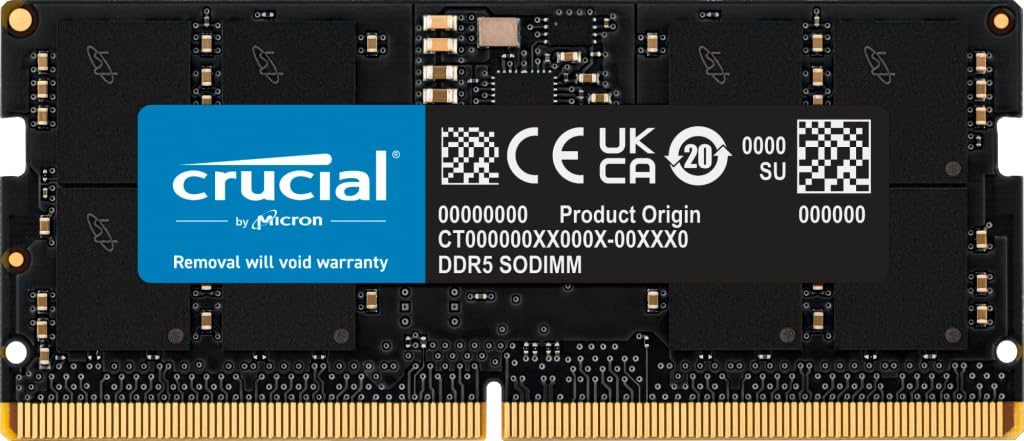 CRUCIAL BASICS 16GB DDR5-4800 SODIMM LAPTOP RAM CB16GS4800 – TechCure India