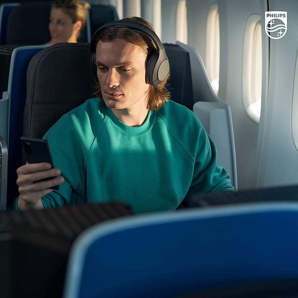PHILIPS AWARD WINNING WIRELESS ON EAR HEADPHONES TAH8506BK, SLEEK DESIGN WITH NOISE CANCELLATION PRO, UPTO 60 HRS OF PLAY TIME, TOUCH CONTROL (BLACK), SENSITIVITY: 96 DB (1K HZ) – TechCure India