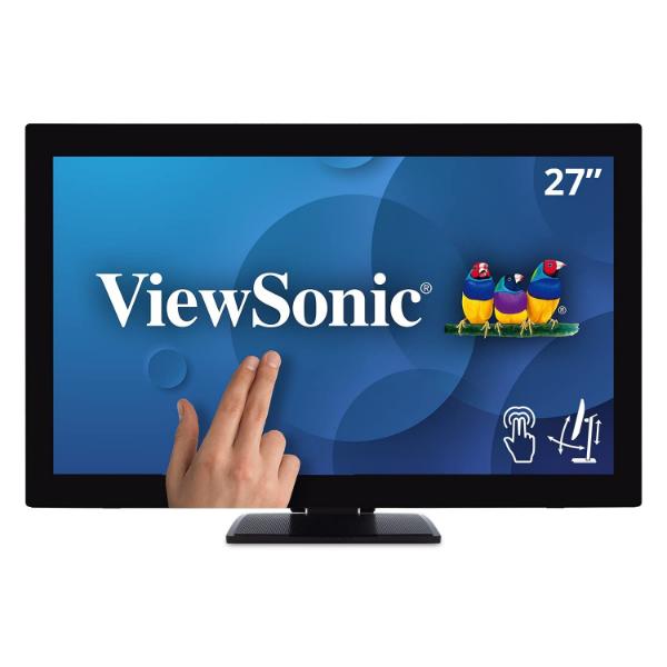 ViewSonic TD2760 27" VA FHD Touch Monitor Black – TechCure India