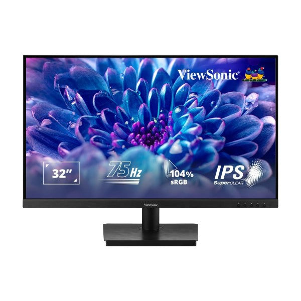 ViewSonic VA3209-MH 32" FHD IPS 75Hz Free Sync Monitor Black – TechCure India