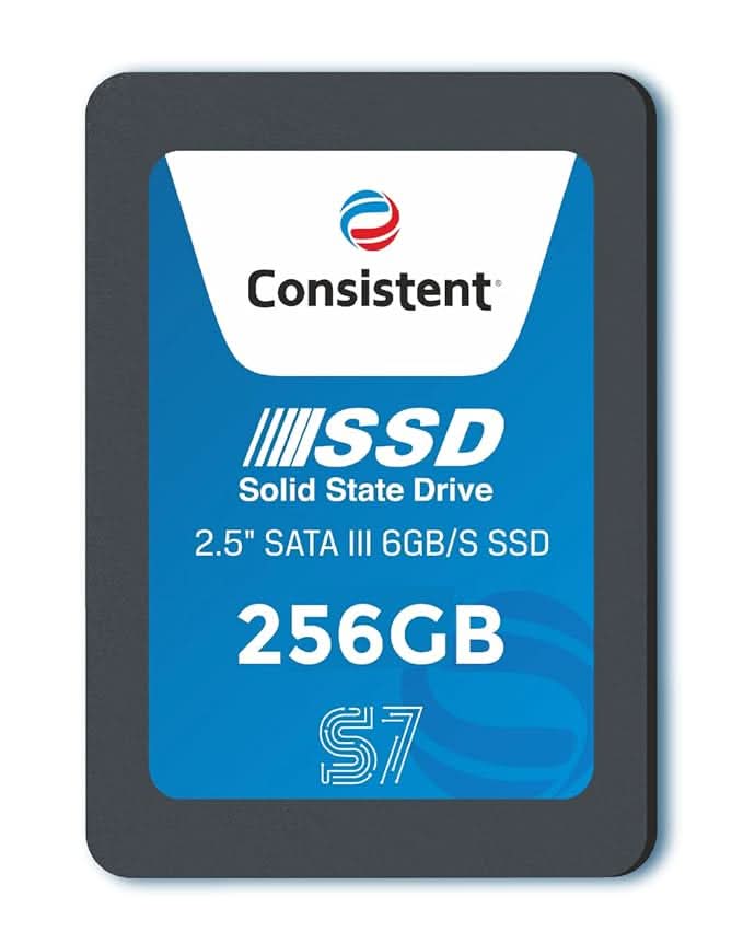 Consistent 256GB 2.5 Inch SATA Internal SSD CTSSD256S7 – TechCure India