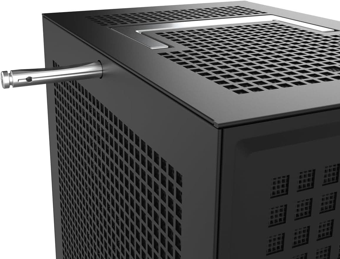 HYTE REVOLT 3 SMALL FORM FACTOR PREMIUM ITX COMPUTER GAMING CASE ONLY, METAL, BLACK CS-HYTE-REVOLT3-B – TechCure India