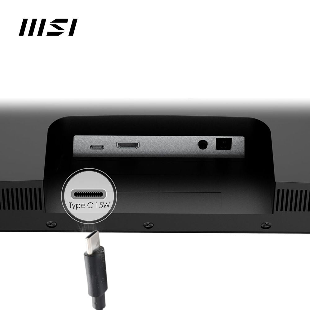 MSI Modern MD2412P 24 Inch FHD 100Hz IPS Panel 144%SRGB 1MS AMD Freesync IPS Business Monitor - 5