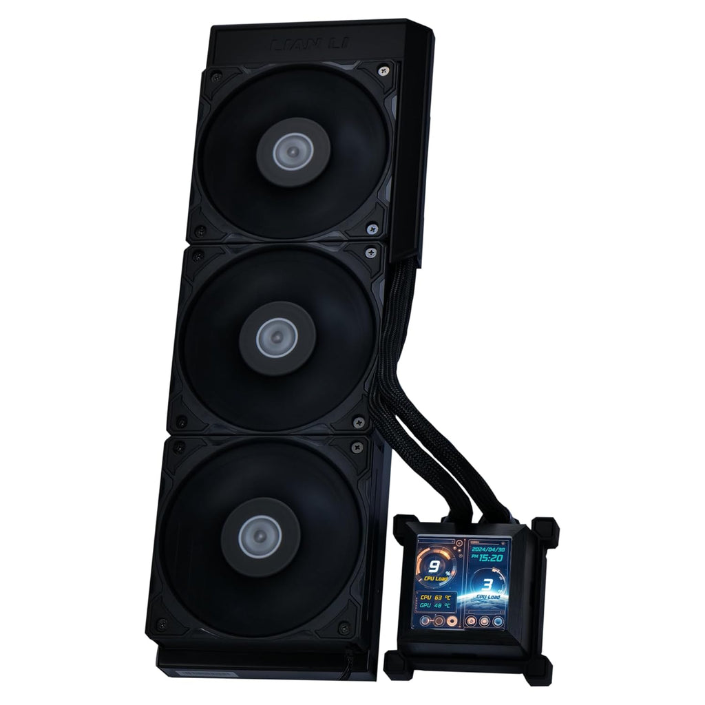 LIAN LI HYDROSHIFT LCD 360S LIQUID COOLER WITH HEATSINK- BLACK (G89.GHSLCD36SB.IN) – TechCure India