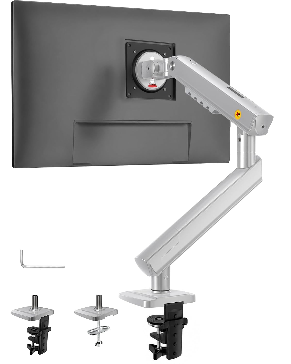 NB Ergonomic A5 Single Monitor Arm, Up to 32 inch, Mechanical Spring, VESA 75/100