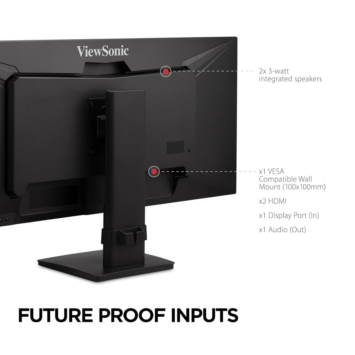 VIEWSONIC VA3456-MHDJ 86.36 CM (34") MONITOR UWQHD | 21:9 ASPECT RATIO | S-IPS | 420 NITS | SRGB 104% | ERGONOMICS | HDR 400 READY | 6W (3X3) SPEAKERS | 2-HDMI 2.0 | DP – TechCure India
