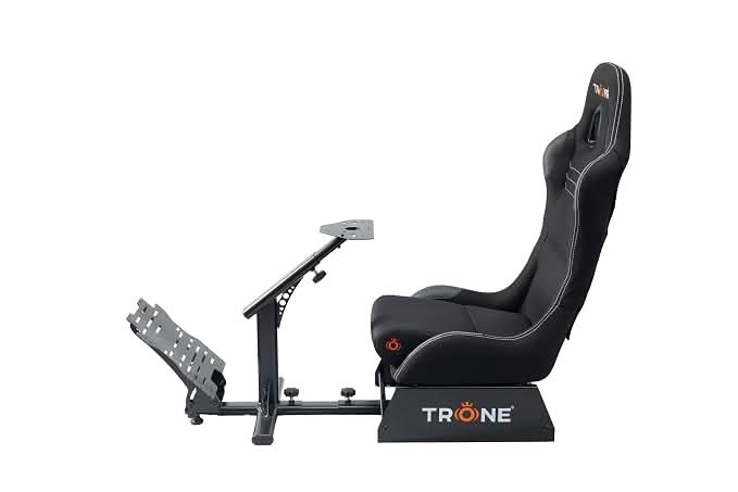 TRONE RS1 Aero Black Racing Simulator Gaming Chair with Seat Driving Cockpit – TechCure India